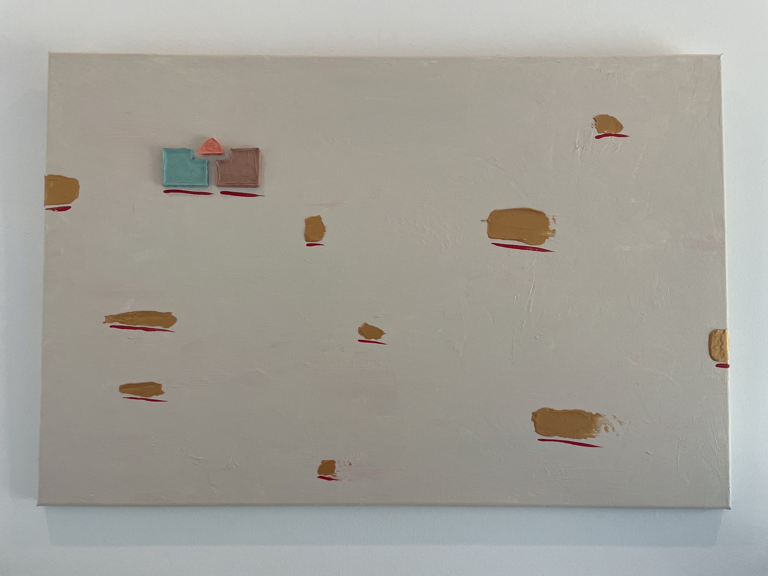 Recycled Painting: “Bloody Kintsugi”